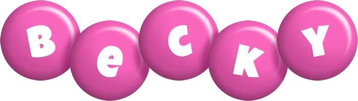 Becky candy-pink logo