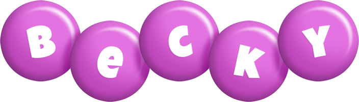 Becky candy-purple logo