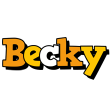 Becky cartoon logo