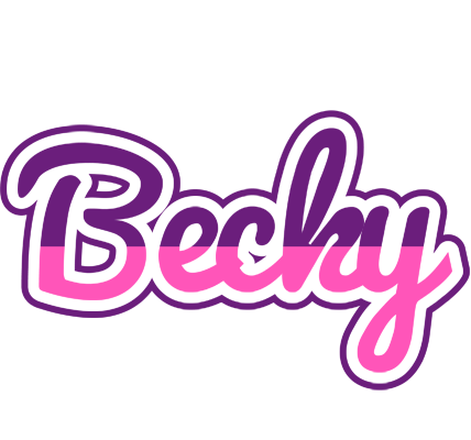 Becky cheerful logo