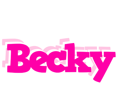 Becky dancing logo