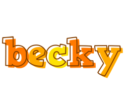 Becky desert logo