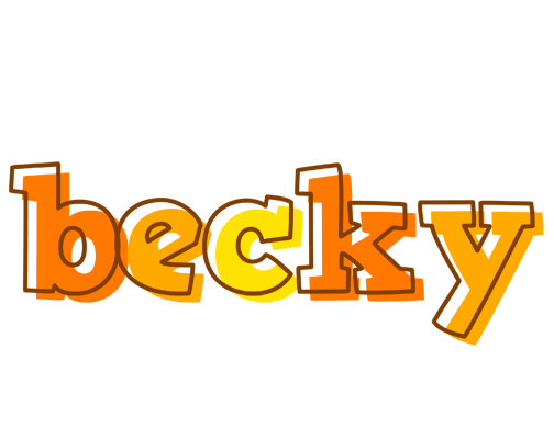 Becky desert logo