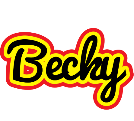 Becky flaming logo