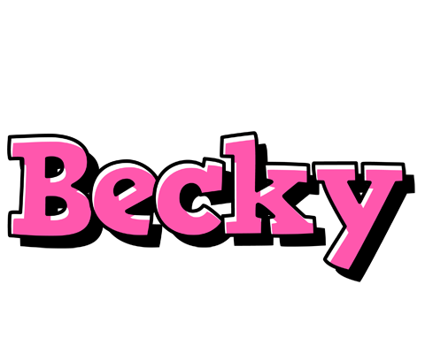 Becky girlish logo