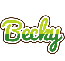 Becky golfing logo