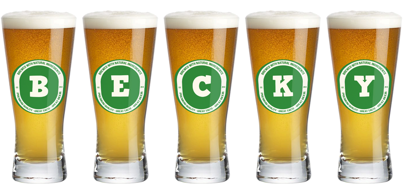 Becky lager logo