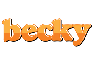 Becky orange logo