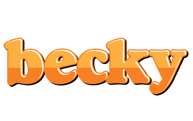 Becky orange logo