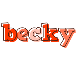 Becky paint logo