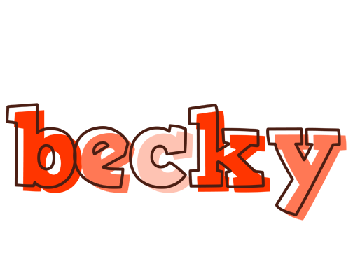 Becky paint logo