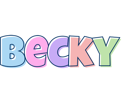 Becky pastel logo