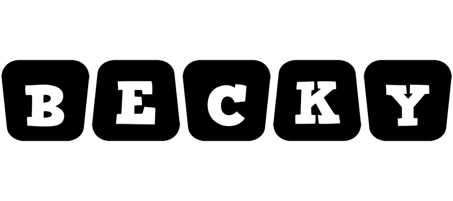 Becky racing logo