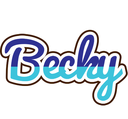 Becky raining logo