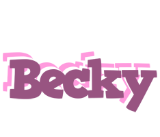 Becky relaxing logo