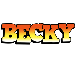 Becky sunset logo