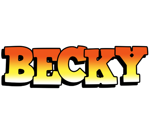 Becky sunset logo