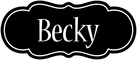 Becky welcome logo