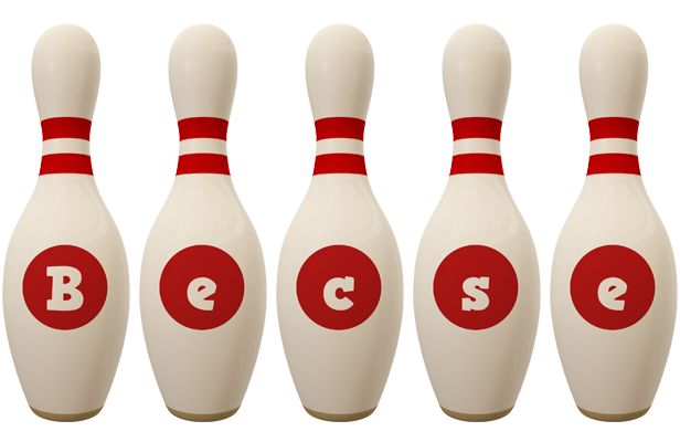 Becse bowling-pin logo