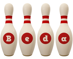 Beda bowling-pin logo