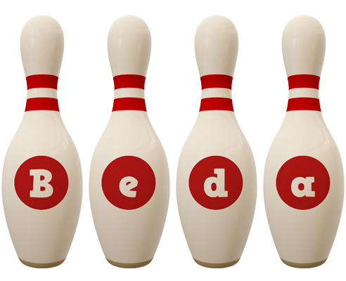 Beda bowling-pin logo