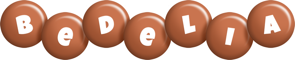 Bedelia candy-brown logo