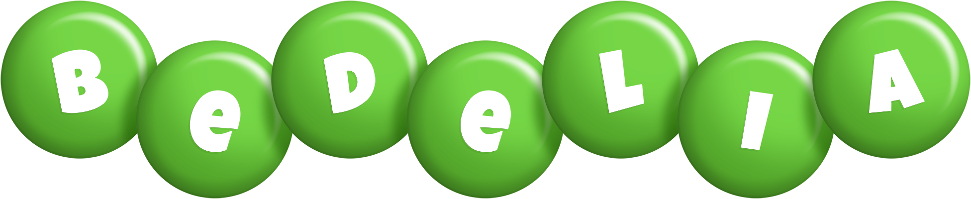 Bedelia candy-green logo