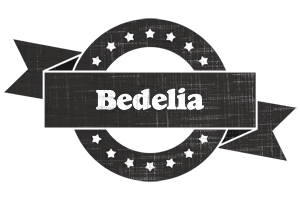 Bedelia grunge logo