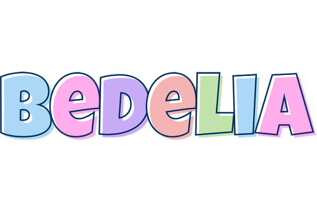 Bedelia pastel logo