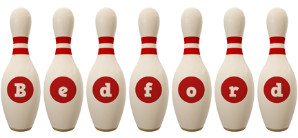 Bedford bowling-pin logo