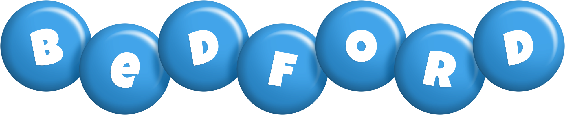 Bedford candy-blue logo