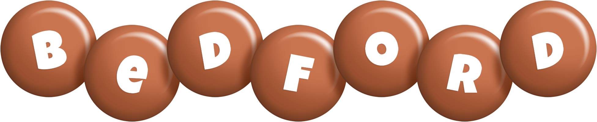Bedford candy-brown logo