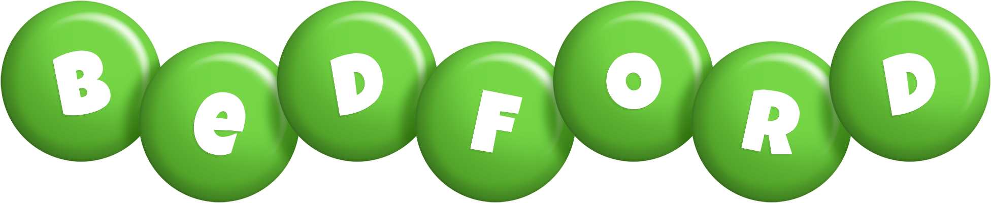 Bedford candy-green logo