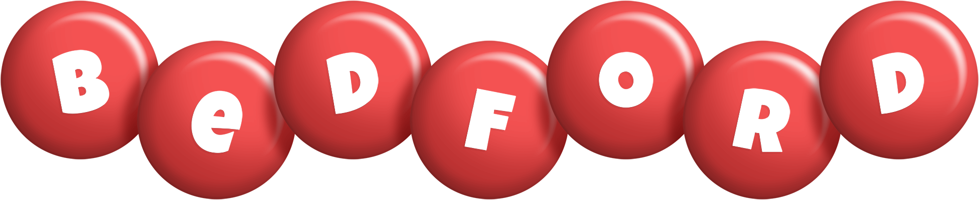 Bedford candy-red logo