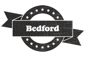 Bedford grunge logo