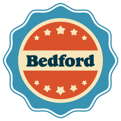 Bedford labels logo