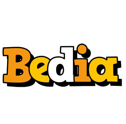 Bedia cartoon logo