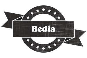 Bedia grunge logo