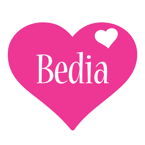 Bedia love-heart logo