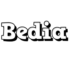 Bedia snowing logo