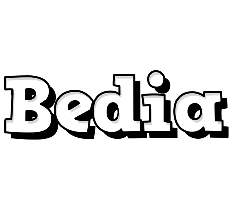 Bedia snowing logo