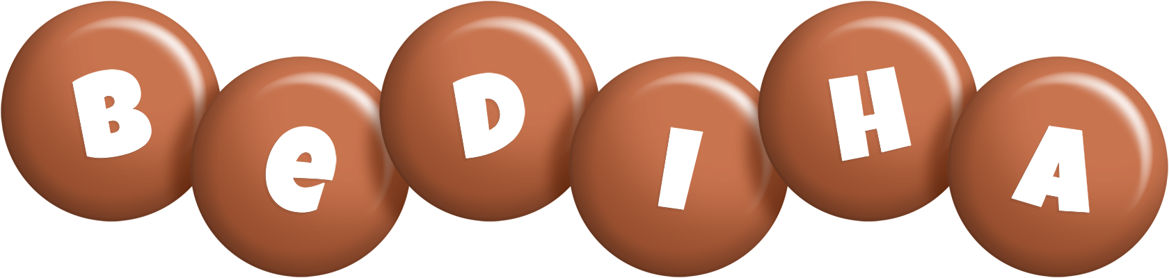 Bediha candy-brown logo