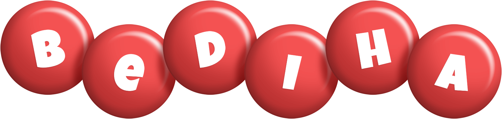 Bediha candy-red logo