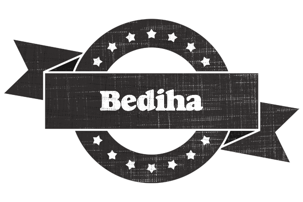 Bediha grunge logo