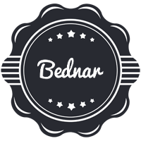 Bednar badge logo