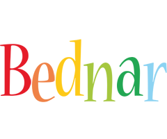 Bednar birthday logo