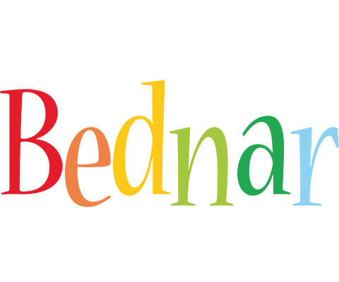 Bednar birthday logo