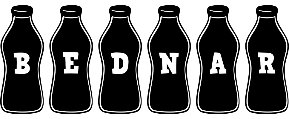Bednar bottle logo