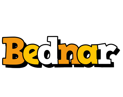 Bednar cartoon logo