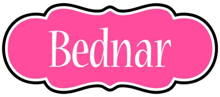 Bednar invitation logo